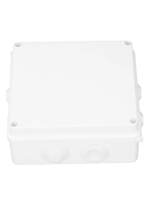 SAXXON PB150 - Caja de conexiones con 8 entradas / PVC libre de halógenos / Compatible con cámaras Bullet / Domo / Dimensiones 150 x 150 x 70 mm (Ancho x Alto x Fondo) / IP55