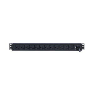 PDU Básico Para Distribución de Energía, Con 12 Tomas NEMA 5-15R Traseras, 1UR, 15 Amp, 120 Vca