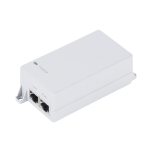Inyector PoE Pasivo Gigabit de pared para C5x, C5c, de Mimosa, Voltaje de salida 24Vcc.