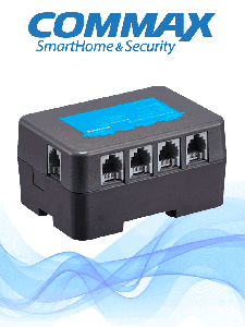 COMMAX CMD101BU - Distribuidor de Piso para sistema de apartamentos con videoporteros compatible con frente cmx104052, permite comunicación con estación de guardia y monitores CMV43A, alimentación con RF2A/ complejo