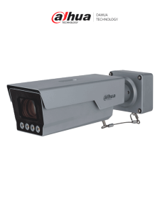 DAHUA ITC431-RW1F-IRL8 - Cámara IP LPR 4 MP/ Monitoreo inteligente del tráfico/detección de vehículos (tipo, color, marca)/ Iluminación 23 m–30 m/ Lente motorizado 10 mm–50 mm/ Captura hasta 180km/ IP67/ PoE/ IK10