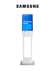 SAMSUNG - Kiosko Interactivo 24" 250 Nits Touch con Sistema Operativo Windows / Base y Pedestal