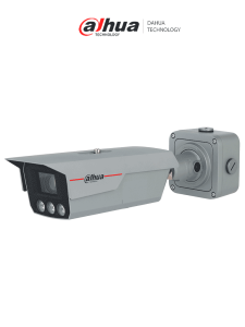 DAHUA ITC-ITC431-RW4F - Cámara IP LPR 4 MP/ Monitoreo inteligente del tráfico/detección de vehículos (tipo, color, marca)/Detección de flujo de tráfico/ Iluminación 23-30 m/ Lente motorizado 8 mm–32 mm/ Captura hasta 180km/Luz dual/IP68/PoE/IK10/