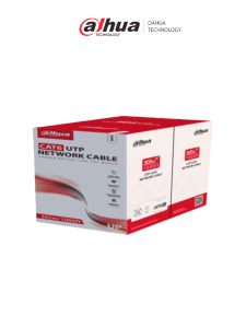 DAHUADH-PFM920I-6UN-C-white- Bobina de Cable UTP Cat 6 100% Cobre/ Color Blanco/ 305 Metros/ para Interior/ Ideal para Redes y Video/ Certificado CPR Eca Retardante/ Estandares Q/DXJ 067-2019, EN50575-2014/ LSZH/