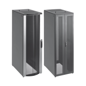 Gabinete de Telecomunicaciones de 42 UR ProLine FloTek, 600 mm de Ancho, 1000 mm de Profundidad, Color Negro