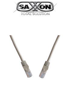 SAXXON P63UG- Cable patch cord UTP 3 Metros/ CAT 6/ Color gris