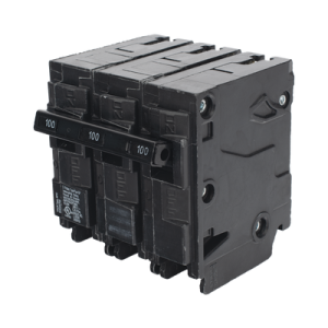 Interruptor automático enchufable tipo QP 3 polos, 100 amp.