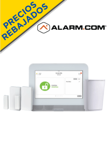 QOLSYS IQ4HUB PACK - Paquete que contiene Sistema de Alarma IQ HUB ALARM.COM autocontenido , con pantalla táctil de 7", Power G 915 Mhz 1 sensor PIR inalámbrico PGP9914 y 2 sensores magnéticos inalámbricos PG9303