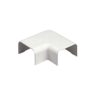 Conexión en ángulo recto "L", para uso con canaleta LD5, material ABS, Color Blanco Mate