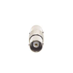 Adaptador Tipo Barril para 50 Ohm de Conectores BNC Hembra a BNC Hembra, Niquel/Oro/Polipropileno.