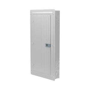 Centro de carga trifásico 3 Fases, 4 Hilos para interruptores QP, de 24 polos - 42 circuitos, 120/240vca, Barras de aluminio 200 Amp, Nema 1, uso interior. Incluye tapa.