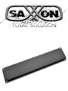 SAXXON 70060100- Tapa ciega de 1 Unidad de Rack/ Medidas de 48.2 cm de ancho (19") x 4.4 cm de profundidad/ Metalica