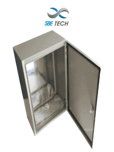 SBE TECH SBE-604020 - Gabinete metálico 600x400x200 mm par uso exterior IP65, NEMA 4