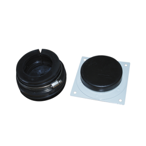 Placa y Goma Pasamuro para Cable Coaxial de 1/2