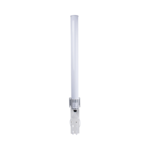 Antena Omnidireccional en 2.4 GHz, Rango de Frecuencias (2.3 - 2.5 GHz), Ganancia de 10 dBi, Doble Polaridad MIMO 2x2, Incluye Jumpers