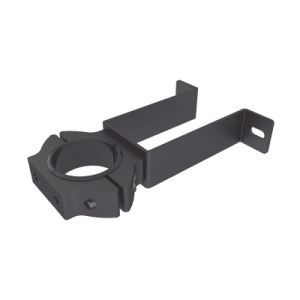 Soporte de pared con abrazadera para poste