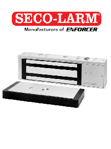 E941SA1K2DPSQ - Cerradura Electromagnética De 1200 Lb / Led De Estado / Sensor De Adherencia / Sensor De Posición De La Puerta / 12/24 VDC / Homologada UL