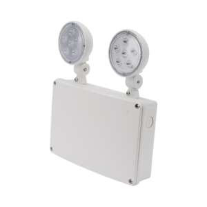 Luz de Emergencia/Montaje Universal (pared, lateral o Techo)/Batería de Respaldo Incluida