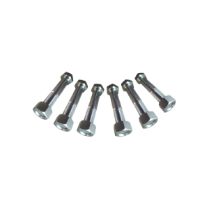 Juego de 6 Tornillos y tuercas de acero inoxidable de 3/4” x 2 1/2.