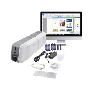 Kit Impresora SMART51L / Con Laminador /DOBLE Lado/3 Años Garantia / Incluye 2 x RibbonColor / 100 tarjetas PVC/ 1 Cinta de Limpieza/ Software