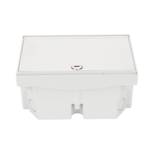 Caja de Suelo Estanca IP66 para Interior y Exterior / Protección contra Polvo y Agua / Sistema de Drenaje Integrado / Cierre Manual o de Seguridad / Alta Resistencia para Áreas Públicas