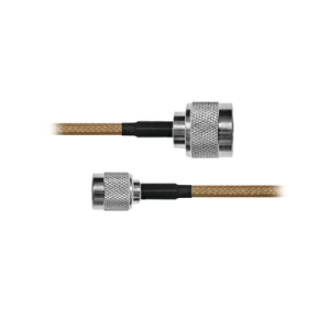 Cable RG-142/U, con conectores N Macho / TNC Macho de 60 cm.