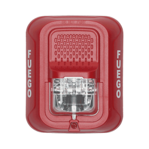 Lámpara Estroboscópica para Montaje en Pared, Color Rojo, Nivel de Candelas Seleccionable, Nuevo Diseño Moderno y Elegante y Menor Consumo de Corriente