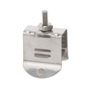 Sujetador de Doble Click para Cable Coaxial de 1/2 Pulgada Paquete de 10 Piezas
