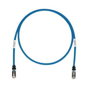 Patch Cord Cat6A, Blindado S/FTP, CM/LS0H, 3.05 Metros (10 Pies), Color Azul
