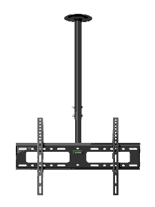 STEREN STV065 - Soporte de Techo para Pantallas y Monitores de 32 a 83 Pulgadas/ 50Kg de Carga/ 4 Puntos para Ajuste de Altura/ Ajuste de Inclinación/ VESA 300/ 400x300/ 500x400/ 600x400/