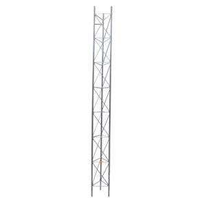 Tramo de Torre Arriostrada de 3m x 45cm, Galvanizado por Electrólisis, Hasta 60 m de Elevación. Zonas Secas.