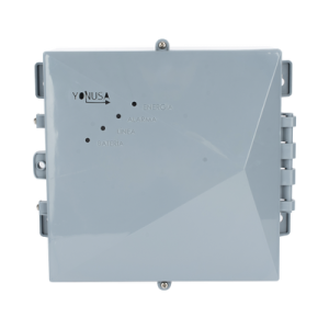 Energizador para Cerco Eléctrico AF-CR / 10,000 Volts / 10,000 Metros Lineales / Alimentación AC 127-220V o Solar / Control Remoto RF 433 MHz / Sistema de Alarma Integrado / Salida Auxiliar 12Vdc 1.5A / Respaldo con Batería Interna 4A