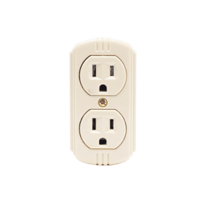 Contacto Dúplex 127 Vca, 15 A Max. Para Sobreponer (Sin perforar la superficie).