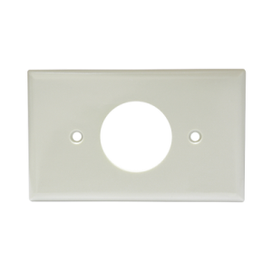 Placa de plástico para contacto sencillo.