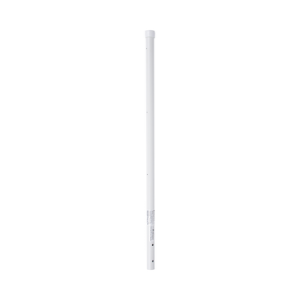 Poste de Esquina de 0.8m para Cerca Electrificada. Tubo Galvanizado cal. 18 de 1"Diam. con Tapón, ideal para 3 Aisladores.