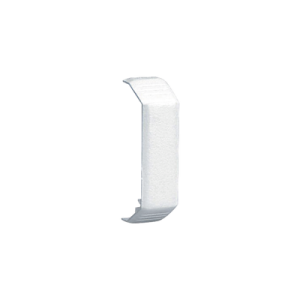 Unión recta de tapa, para uso con canaleta T45, Material PVC Rígido, Color Blanco Mate