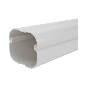 Kit de Canaletas Para la Organización de Tuberías y Cables Eléctricos en Instalaciones de Aire Acondicionado, Uso en Interiores y Exteriores, PVC Rígido, Ideal Para Minisplit, Contenido de Kit (11 Piezas), (3000-00000)