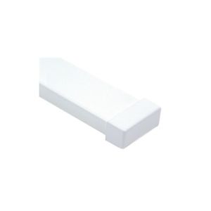Tapa final blanca de PVC auto extinguible, para canaleta PT48 (6190-01002)