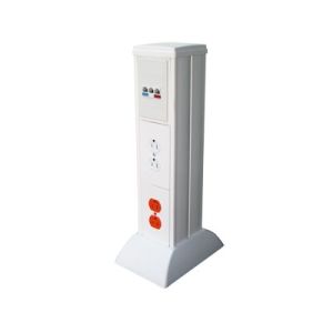 Mini Columna para Concentrar, Distribuir y Ordenar Cables de Energía Eléctrica o Puertos de Datos de Telecomunicaciones (10000-01000)