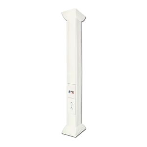 Pole Blanco de 3 Metros (9.84 Pies) para Instalaciones Eléctricas, Voz y Datos, No Incluye Accesorios, Se Venden por Separado los Modelos TEK100DUPLEX (Accesorios de Fijación y Contacto Duplex) y TEK100UNI (Soporte y Tapa Universal) (13000-01000)