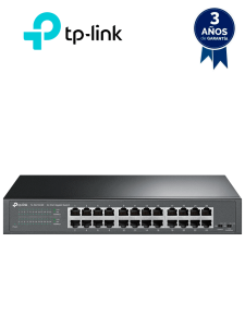 TP-LINK TL-SG1024D - Switch Gigabit no administrable de 24 puertos 10/100/1000 Mbps para escritorio/rack