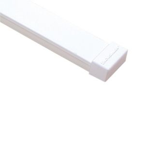 Tapa final color blanco de PVC auto extinguible, para canaletas TMK1020, TMK1020SD, TMK1020CD (5190-02001)