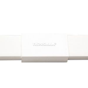 Pieza de unión color blanco de PVC auto extinguible, para canaleta TMK1720 (5280-02001)