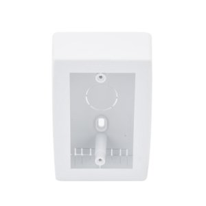 Caja de Registro Universal, Color Blanco de PVC Auto Extinguible (7902-02001)