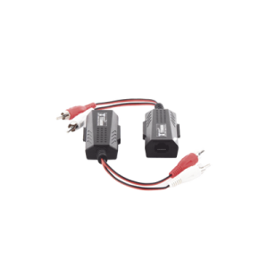 Balun Extensor de Audio Analogo Estereo RCA a RJ45 / Distancia 800 Metros (2625 Pies) / Cable CAT5-6 / Conector 100% Cobre / Protección TVS, Calidad Premium
