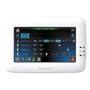 Teclado Sensible al Tacto con ZWave para paneles de alarma VISTA compatibles