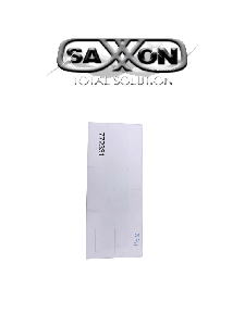 SAXXON THF02 - TAG De papel ADHERIBLE / Altas temperaturas / Compatible con Lectoras SAXR2656 & SAXR2657 / Folio Impreso