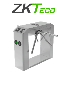 ZKTECO TS2200PRO - Torniquete Trípode Doble Carril Bidireccional / Semiautomático / Acero Inoxidable / Indicadores LED / 110V / Exterior Protegido / Requiere lectores y Panel