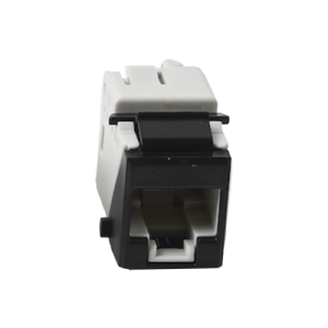 Jack Ultramax Cat5e, UTP, Tipo Keystone, Color Negro, Punch Down