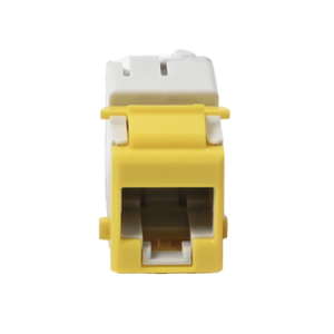 Jack Ultramax Cat6, UTP, Tipo Keystone, Color Amarillo, Punch Down